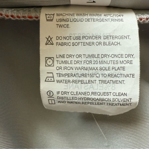 Gore Orange Quarter-Zip Men's high visibility wind breaker pullover jacket large - Picture 12 of 13